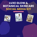 50 Luxe Glow Botanical Skincare AI Prompts — Social Media Kit — Instant Download PDF