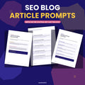 50 SEO Blog Article ChatGPT Prompts — Keyword Research, Structure & AI Citation — Instant Download PDF
